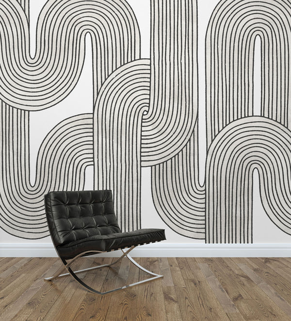 WH0185 - twisted ways - beige -wallpaper-beige